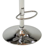 Chaises de bar lot de 2 noir bois courbé et similicuir