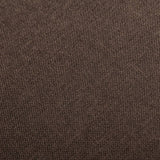 Tabourets de bar lot de 2 marron tissu