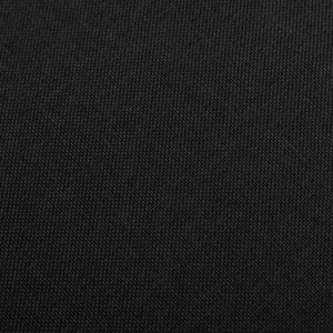Tabourets de bar lot de 2 noir tissu
