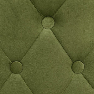 Tabourets de bar lot de 2 vert clair velours