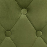 Tabourets de bar lot de 2 vert clair velours
