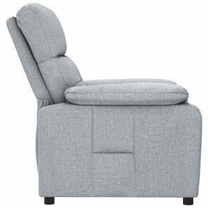 Fauteuil inclinable Gris clair Tissu