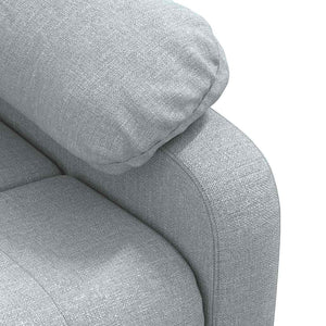Fauteuil inclinable Gris clair Tissu