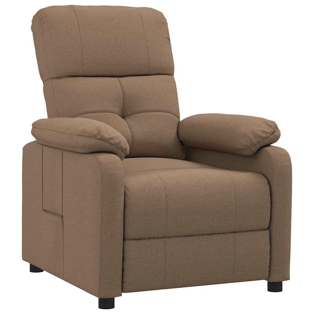 Fauteuil inclinable Marron Tissu
