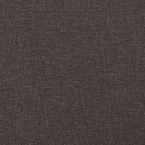 Fauteuil inclinable Marron foncé Tissu