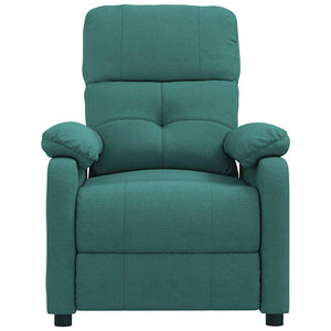 Fauteuil inclinable Vert foncé Tissu