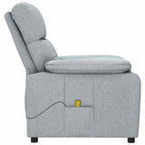 Fauteuil de massage Gris clair Tissu