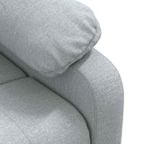 Fauteuil de massage Gris clair Tissu