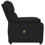 Fauteuil de massage Noir Tissu