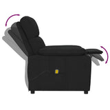 Fauteuil de massage Noir Tissu