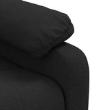 Fauteuil de massage Noir Tissu