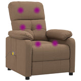 Fauteuil de massage Marron Tissu