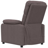 Fauteuil de massage Marron foncé Tissu