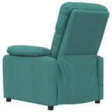 Fauteuil de massage Vert foncé Tissu