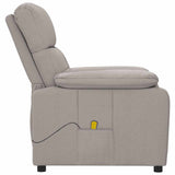 Fauteuil de massage Taupe Tissu