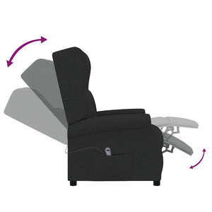 Fauteuil Noir Tissu