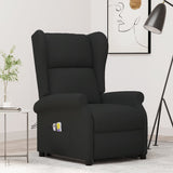 Fauteuil de massage Noir Tissu