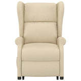Fauteuil de massage Crème Tissu