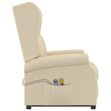 Fauteuil de massage Crème Tissu