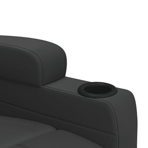 Fauteuil Noir Similicuir