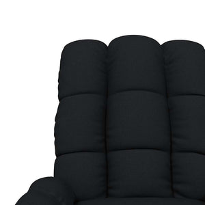 Fauteuil inclinable Noir Tissu
