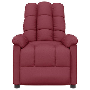 Fauteuil inclinable Rouge bordeaux Tissu