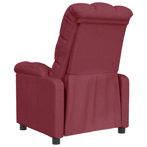 Fauteuil inclinable Rouge bordeaux Tissu