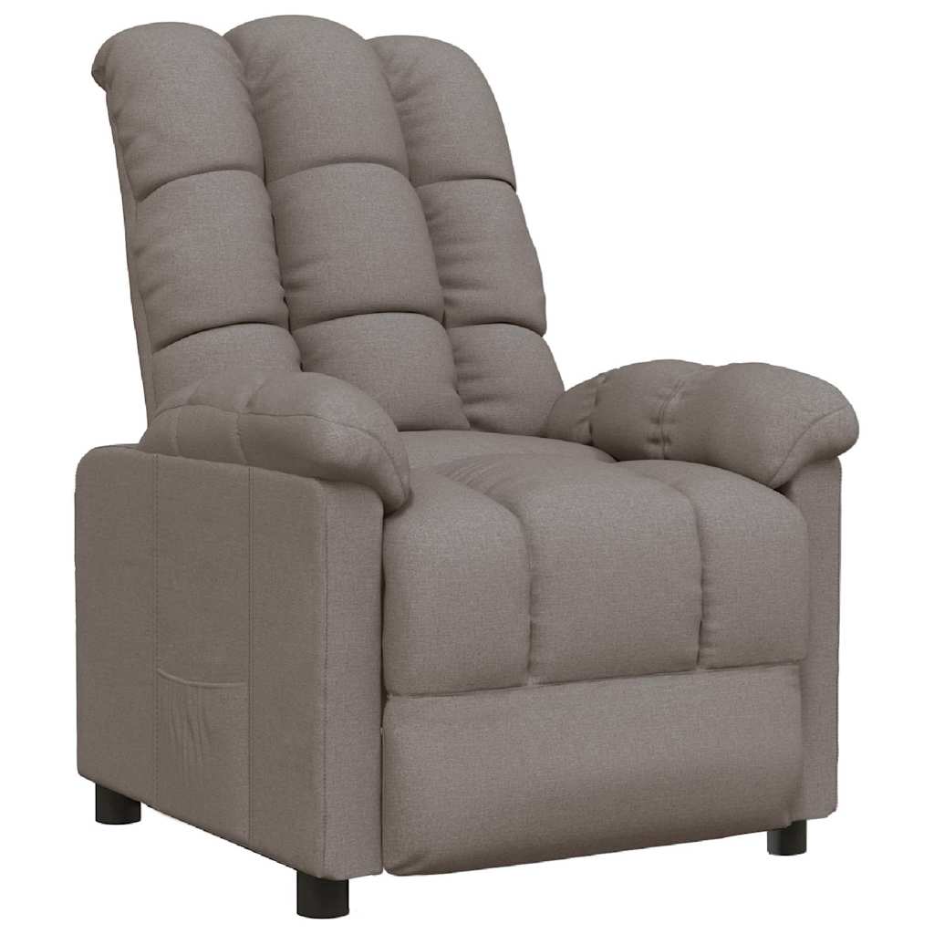 Fauteuil inclinable Taupe Tissu