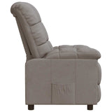 Fauteuil inclinable Taupe Tissu