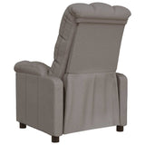 Fauteuil inclinable Taupe Tissu
