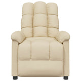 Fauteuil inclinable Crème Tissu