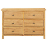 Commode 105x33,5x73 cm Bois de chêne massif