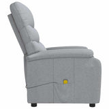 Fauteuil de massage Gris clair Tissu
