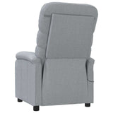 Fauteuil de massage Gris clair Tissu