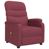 Fauteuil de massage Rouge bordeaux Tissu