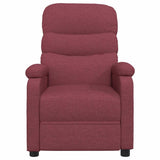 Fauteuil de massage Rouge bordeaux Tissu