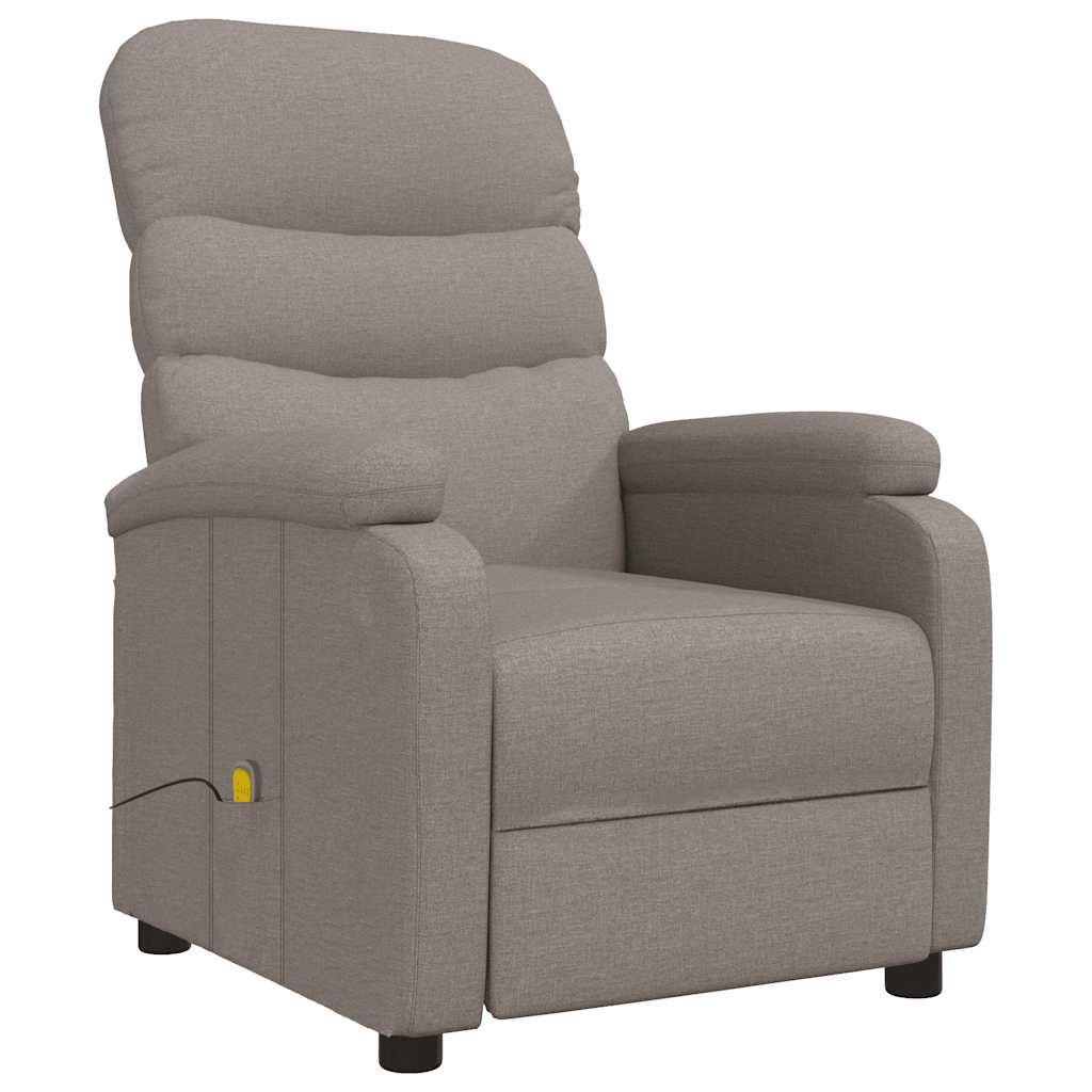 Fauteuil de massage Taupe Tissu