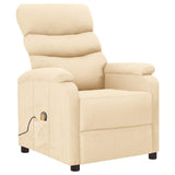 Fauteuil de massage Crème Tissu