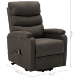 Fauteuil Taupe Tissu