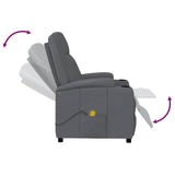 Fauteuil de massage Anthracite Similicuir