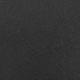 Fauteuil avec repose-pied Gris foncé Tissu