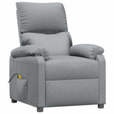 Fauteuil de massage Gris clair Tissu