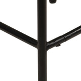 Chaises de bar lot de 2 bois de récupération solide