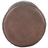 Tabouret de bar Marron Cuir véritable