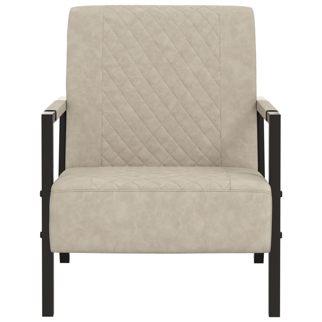 Fauteuil Gris clair Similicuir