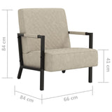 Fauteuil Gris clair Similicuir