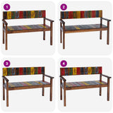 Chaises à manger lot de 4 bois de récupération solide