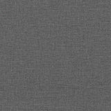 Chaise de relaxation avec tabouret Gris foncé Tissu