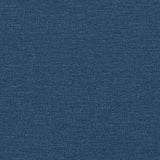 Chaise de relaxation avec tabouret Bleu Tissu