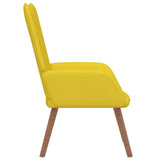 Chaise de relaxation Jaune moutarde Velours